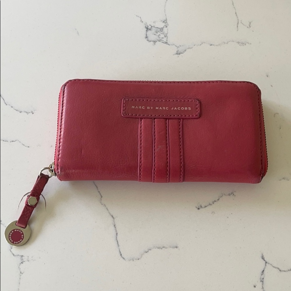 Marc by Marc Jacobs Dark Pink Wallet